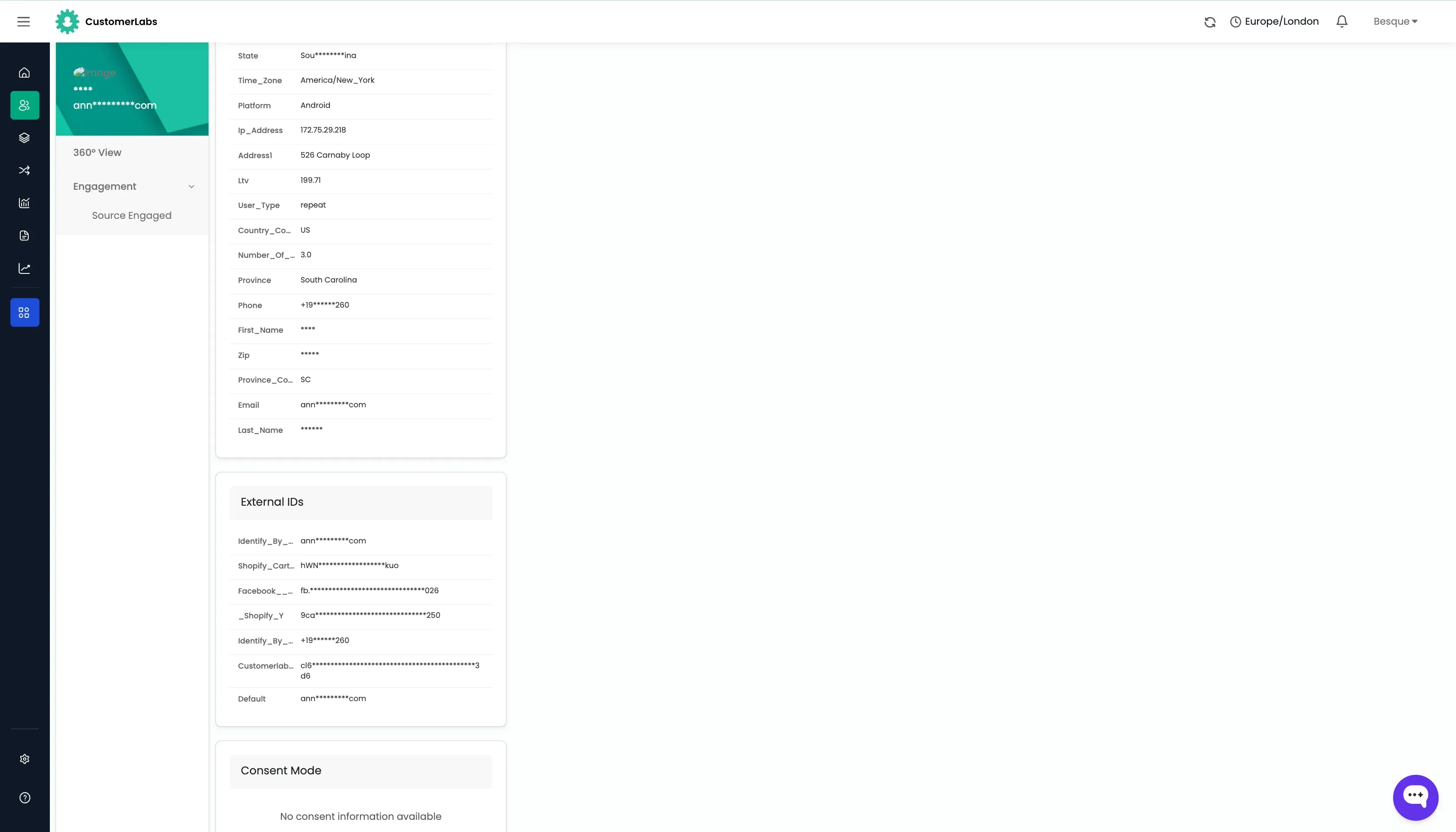 CustomerLabs identity resolution flow