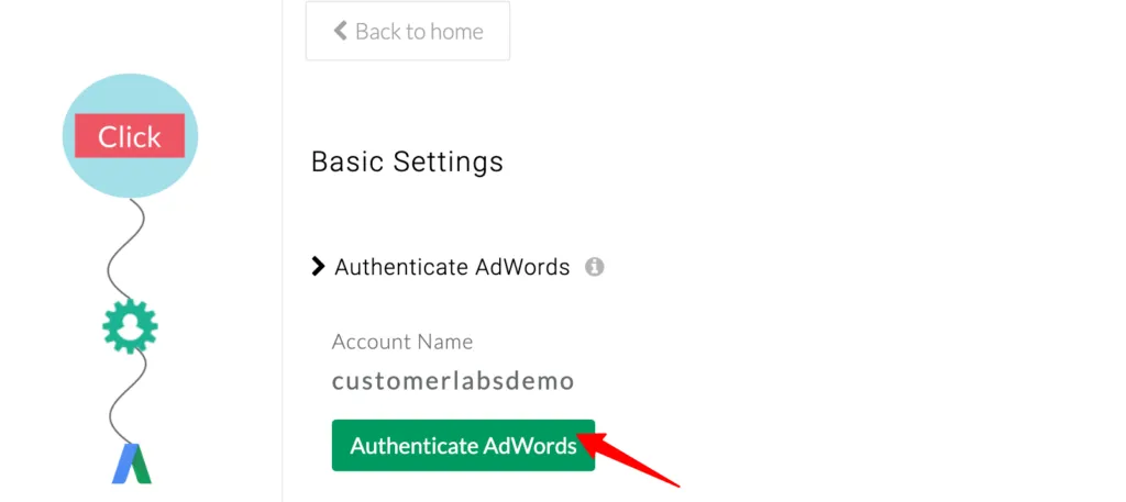 Google adwords - authenticate