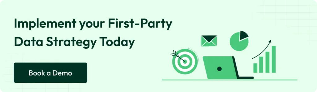 Implement your first party data strategy  today