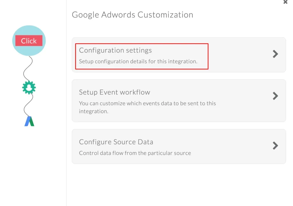 This image explains the configuration settings