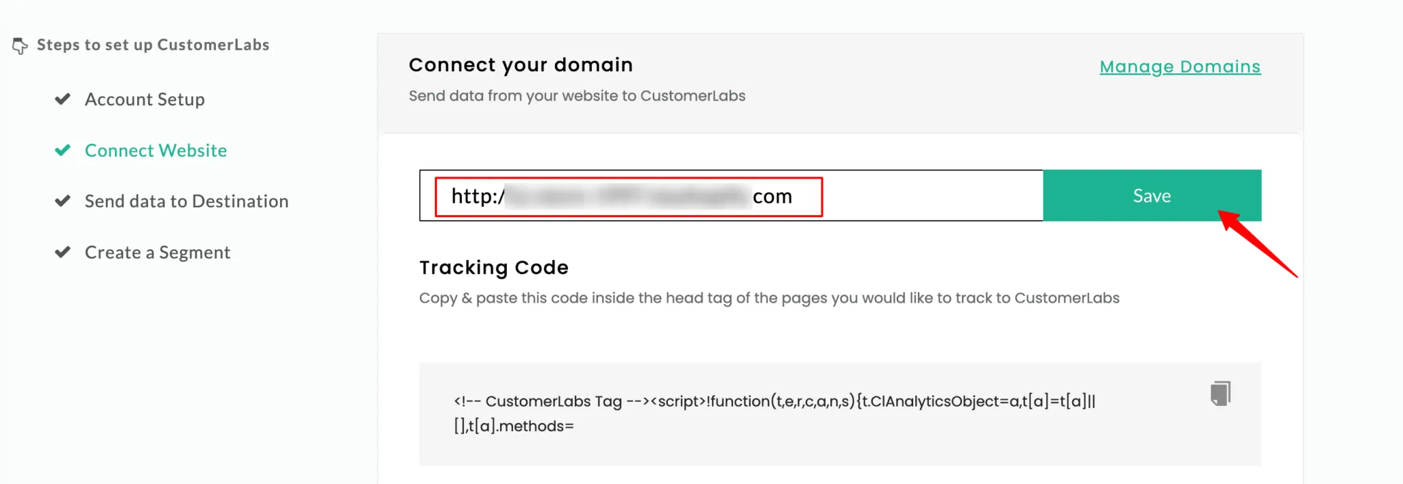 Connect domain