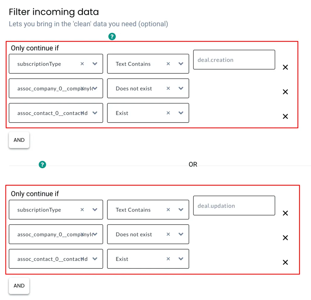 Filter Data