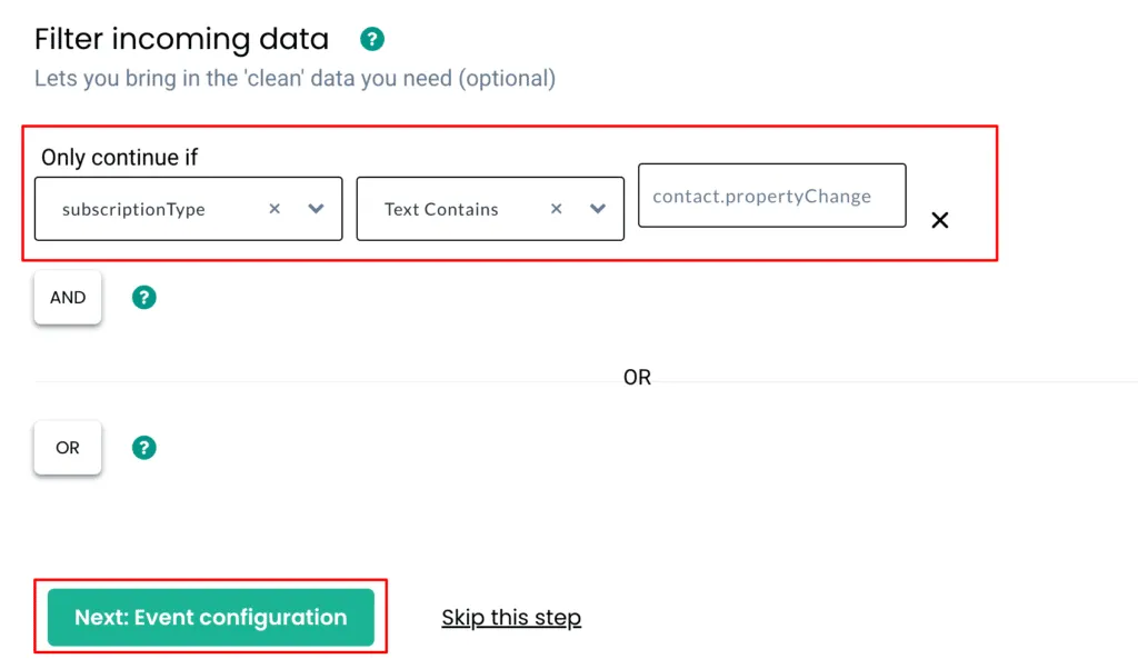 Filter Data