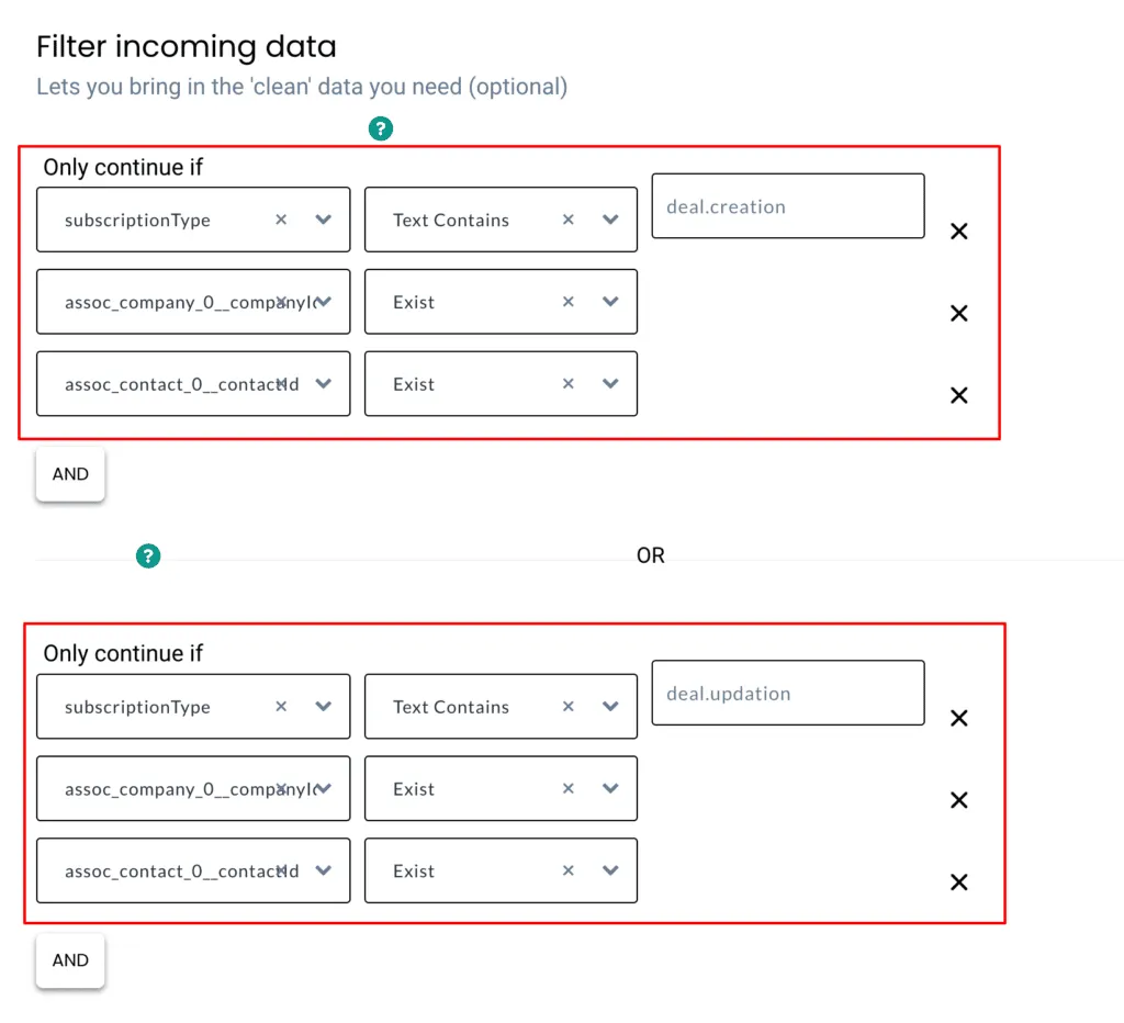 Filter Data