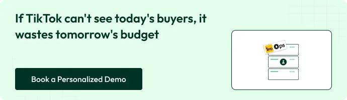 CTA If tiktok cant see today's buyers it wastes tomorrow's budget