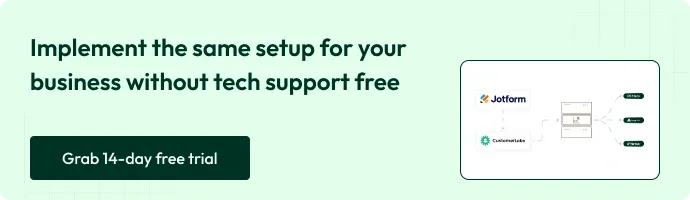 Promotional banner for business setup trial