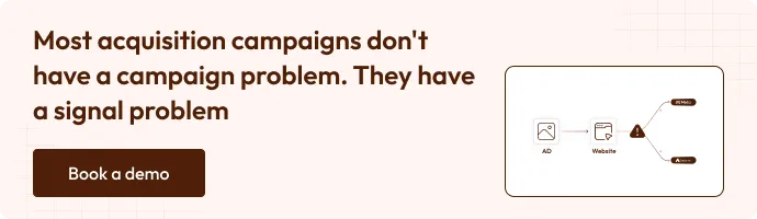 Most acquisition campaigns don't have a campaign problem — they have a signal problem