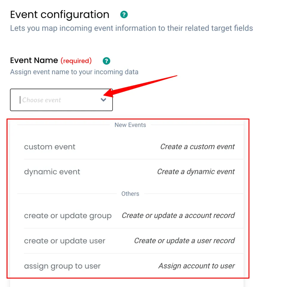 Event Config