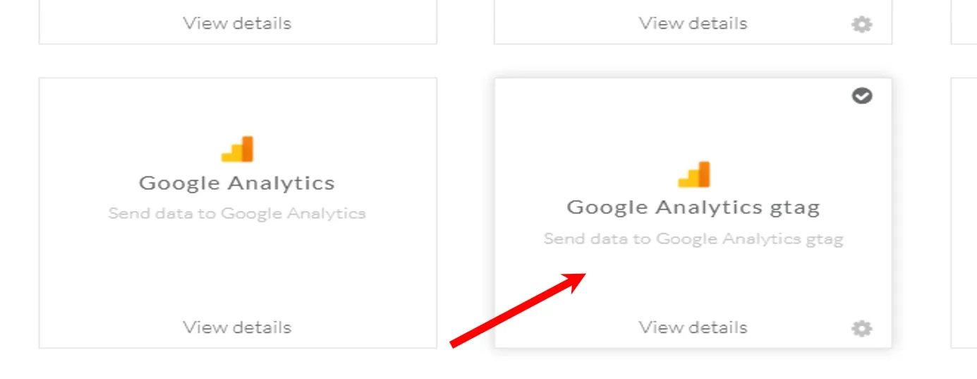 This image explains to click the GA4