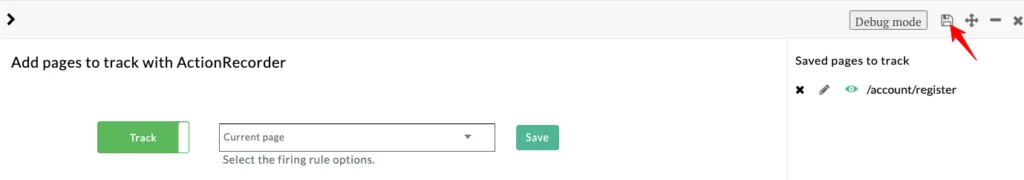 This image shows after all the process clcik save to implement