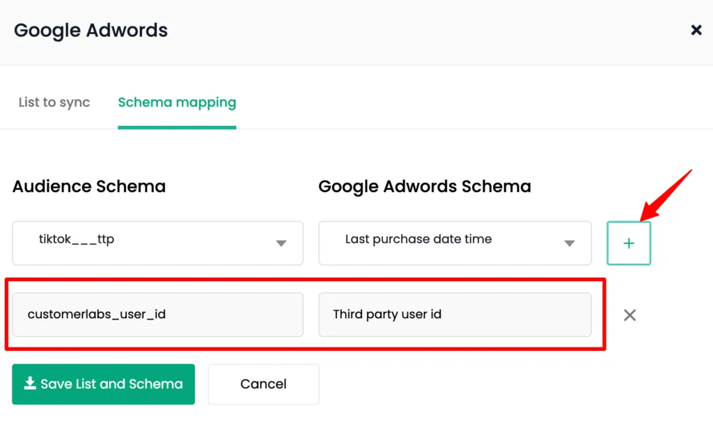 save and list schema