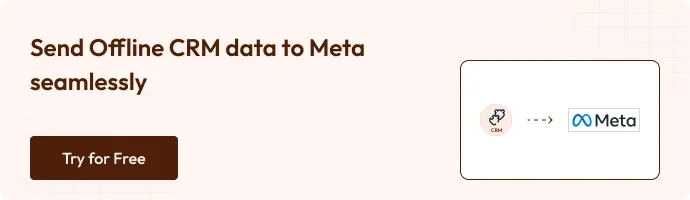 CRM data integration with Meta