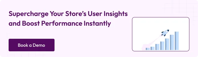 This image explains the supercharge your store's user insight and boost performance Instantly