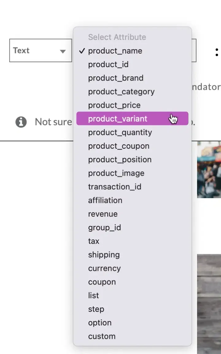 Property attributes panel showing all source options