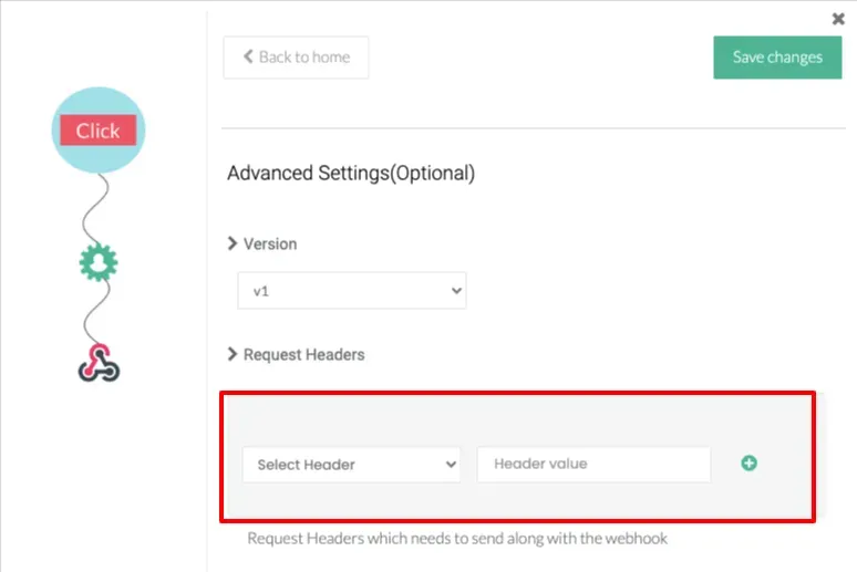 Configure custom headers