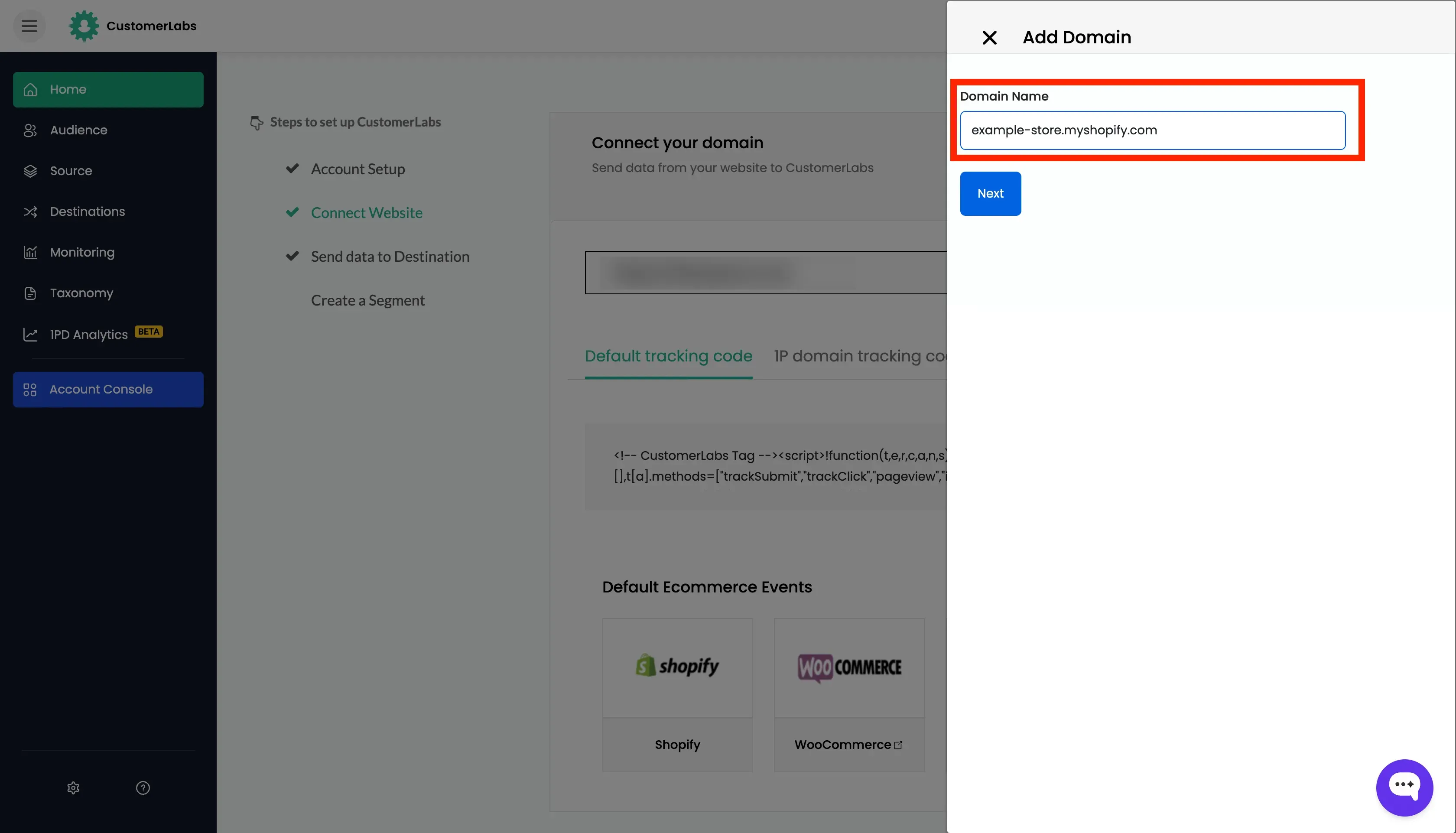 Tracking Shopify Website with Customerlabs CDP