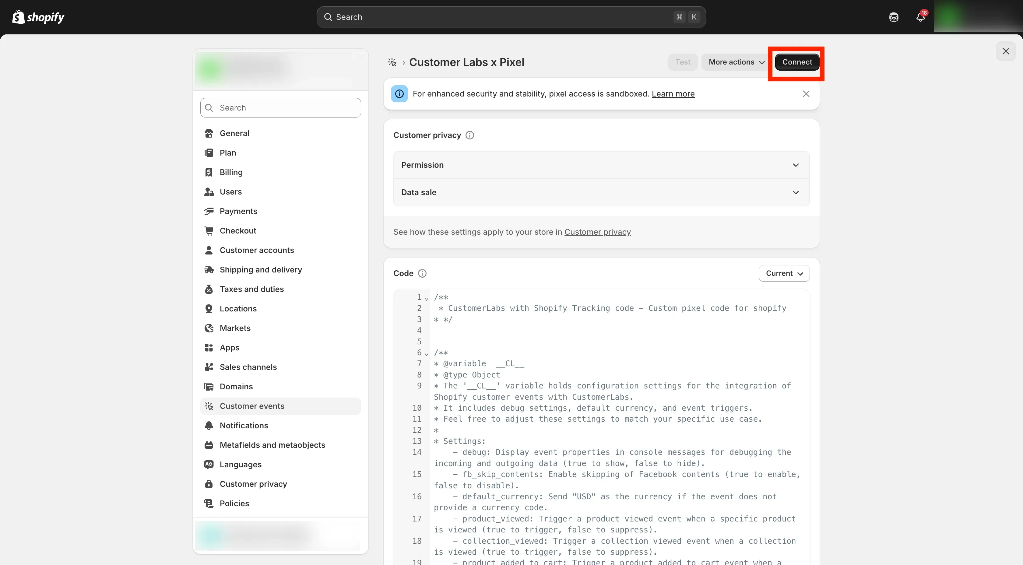 Tracking Shopify Website with Customerlabs CDP