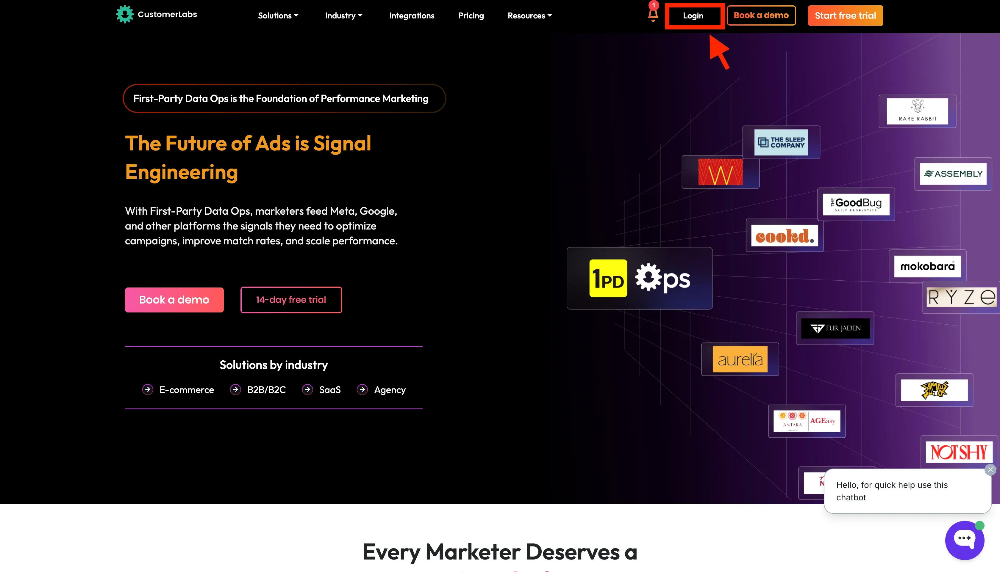 CustomerLabs Website