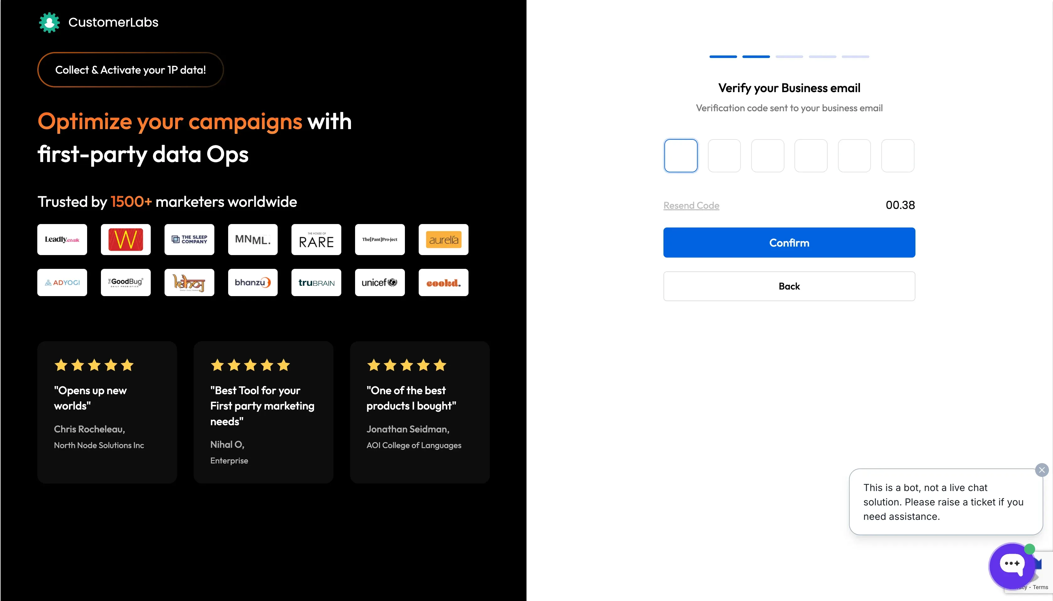 CustomerLabs Website