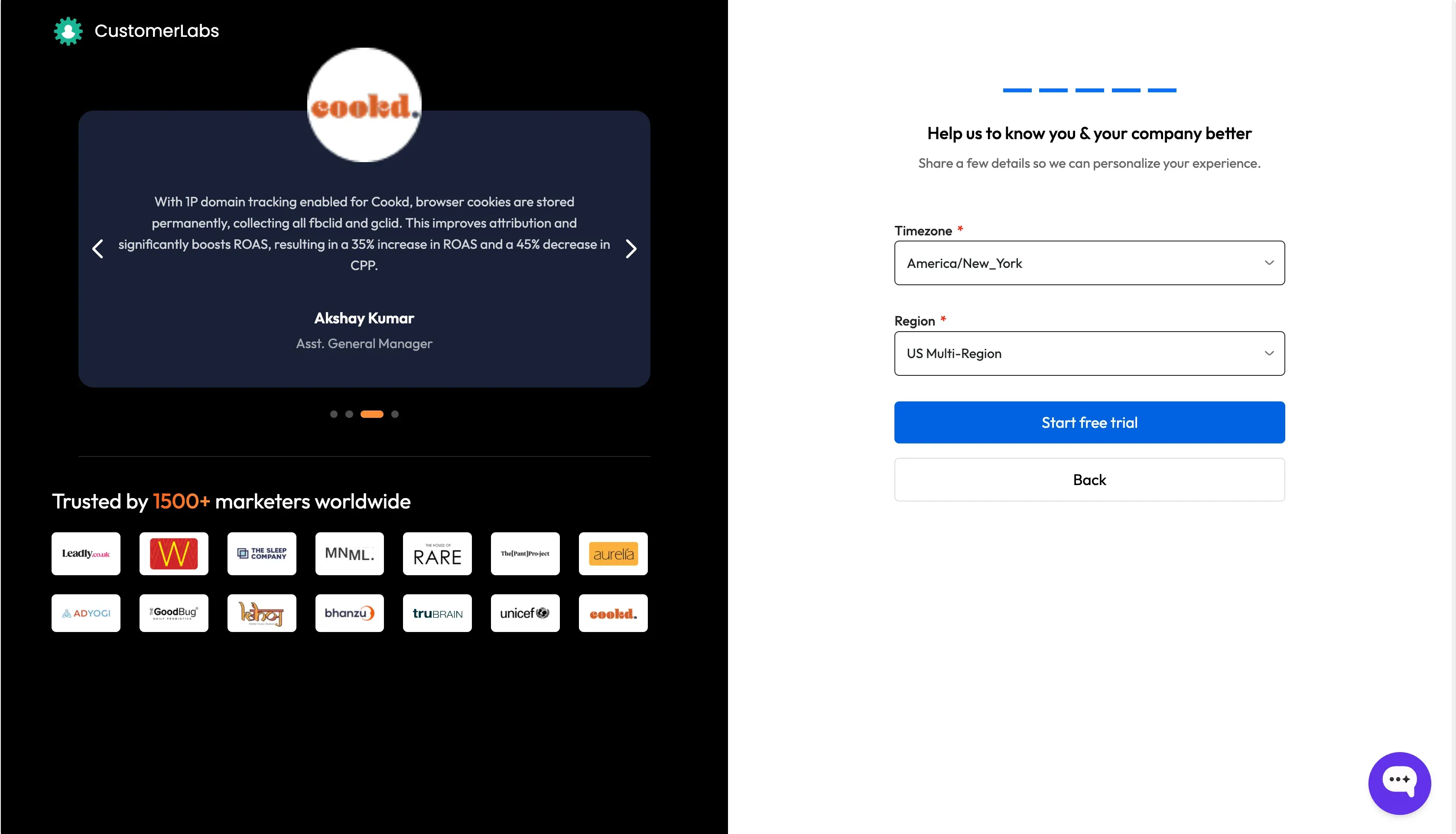 CustomerLabs Website