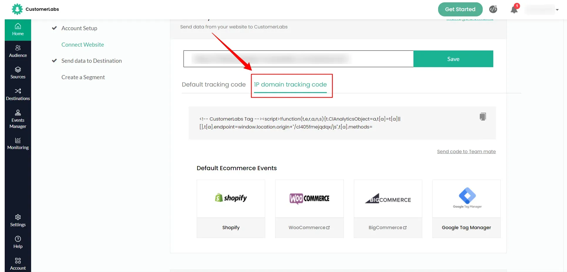 Add domain