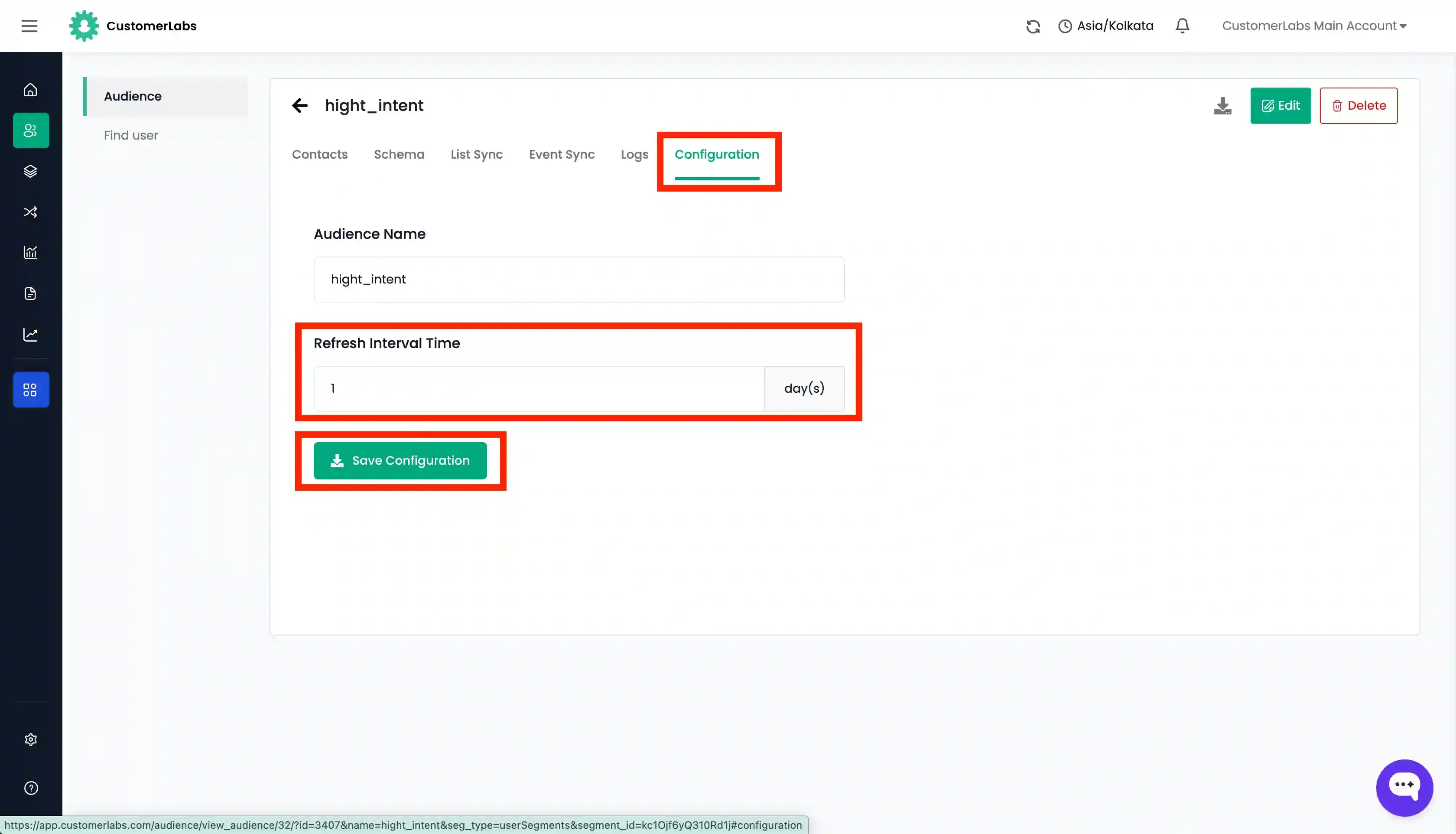 Create first-party audience in Customerlabs 1PD Ops