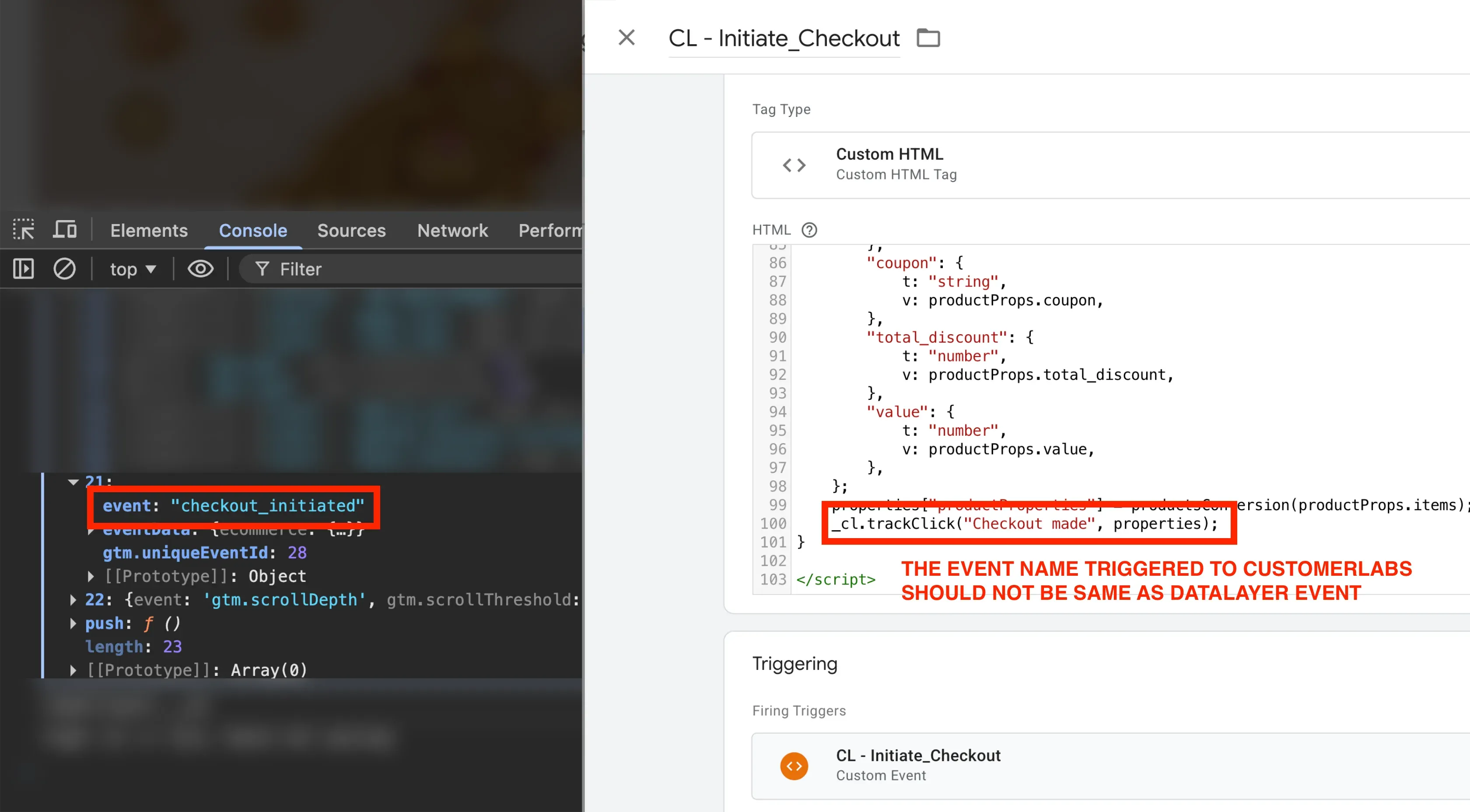 Customerlabs Google Tag Manager Integration