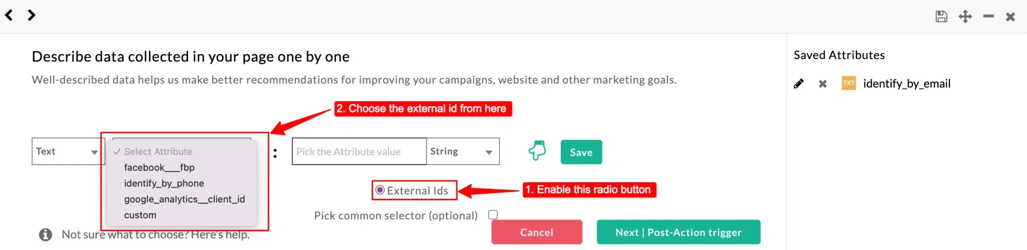 Adding a second external ID