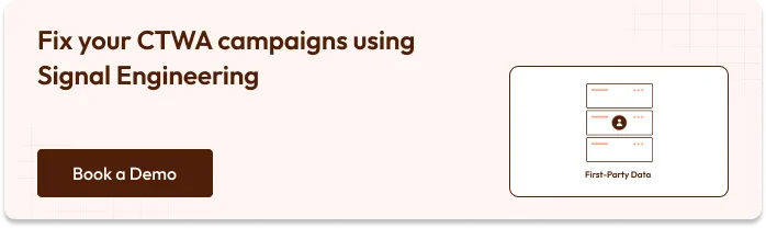 Fix your CTWA campaigns using signal engineering
