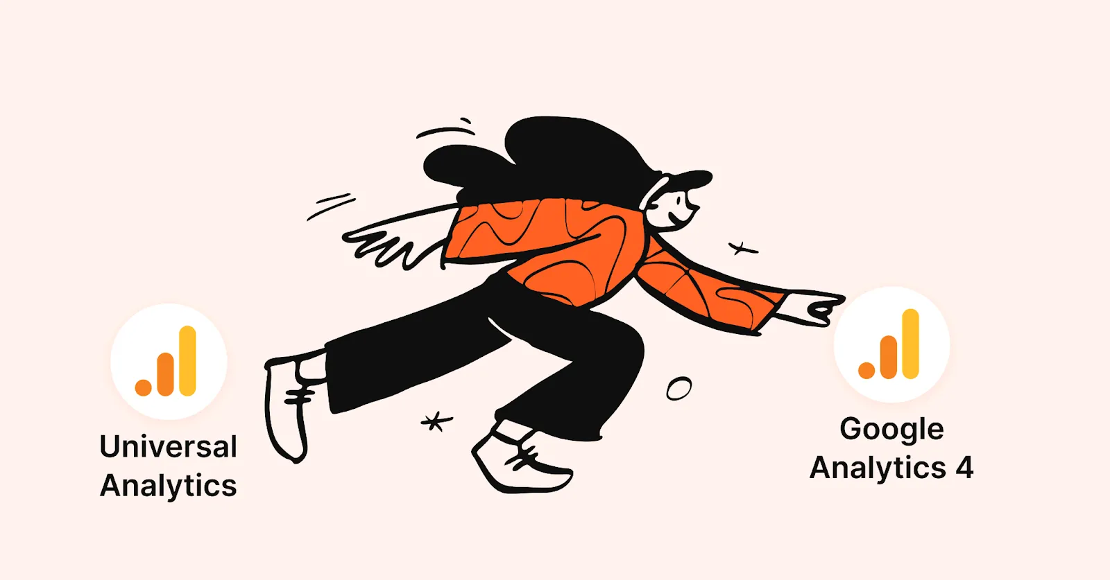 Say bye to Universal Analytics and Hi to Google Analytics 4:
