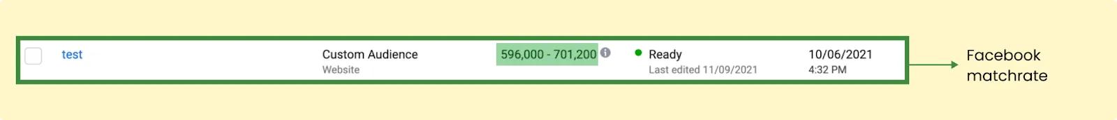 Facebook custom audience match rat sucks 
