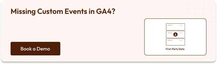 CTA Missing custom events in GA4