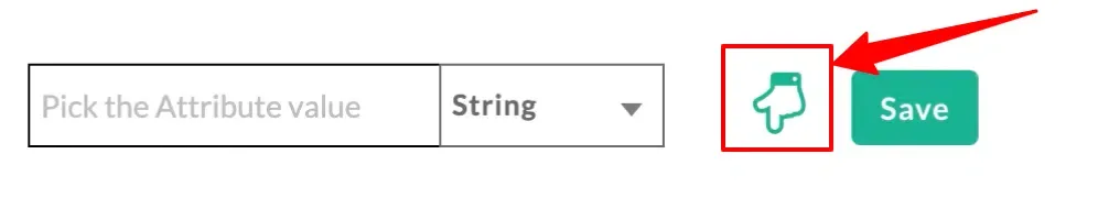 Element picker selecting text on the page