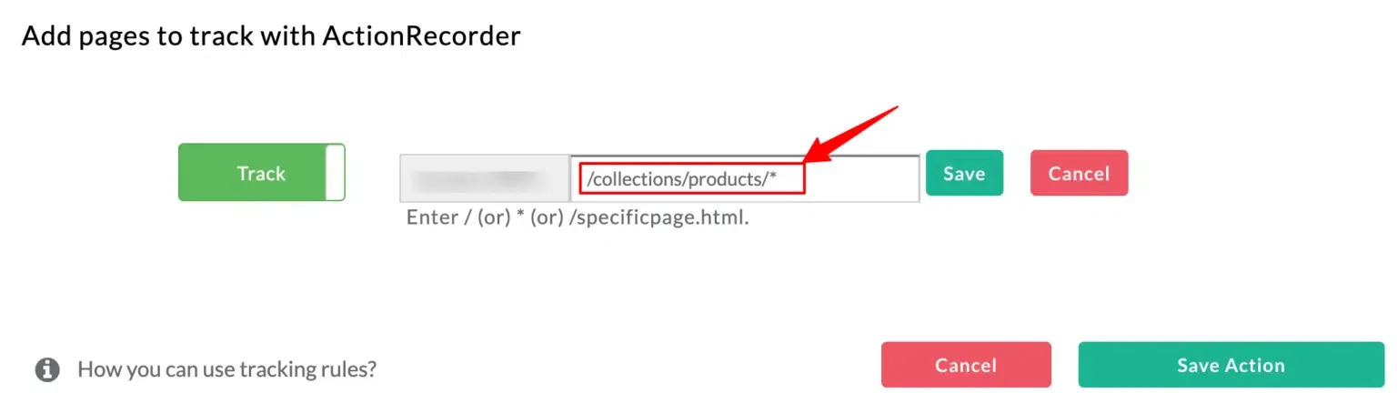 Middle-segment products pattern configured