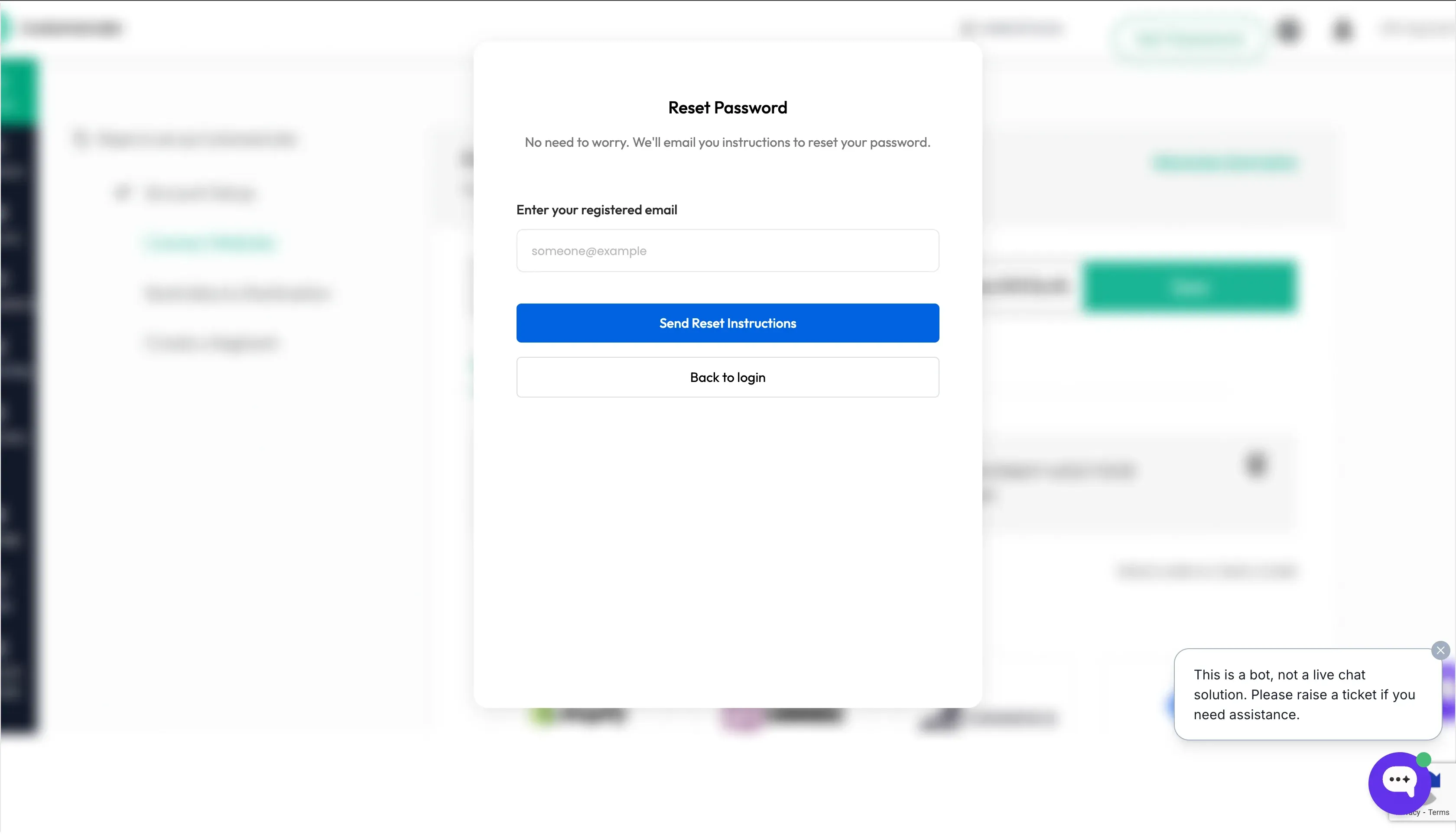 CustomerLabs Login Page