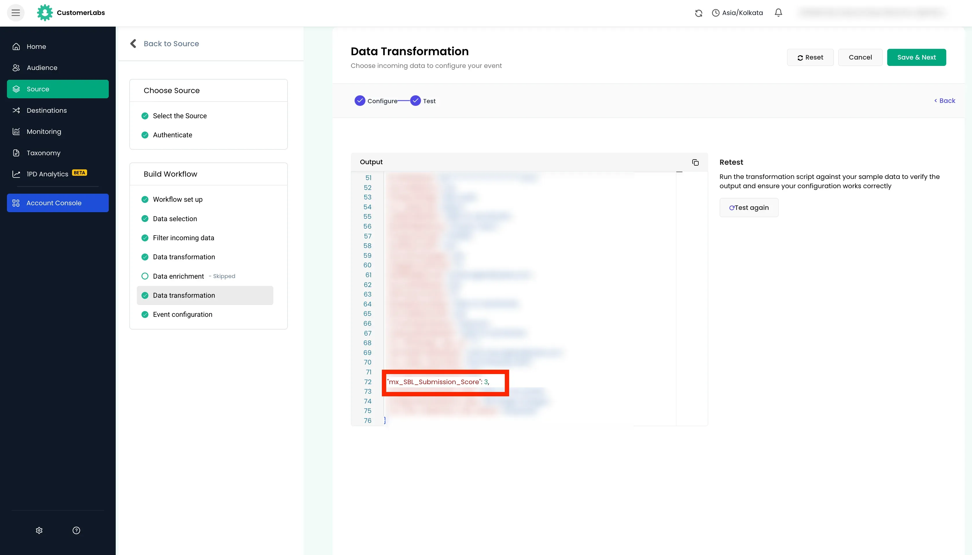 configuring workflow in customerlabs cdp