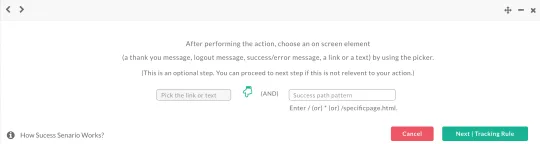 URL Paths for Thank you page