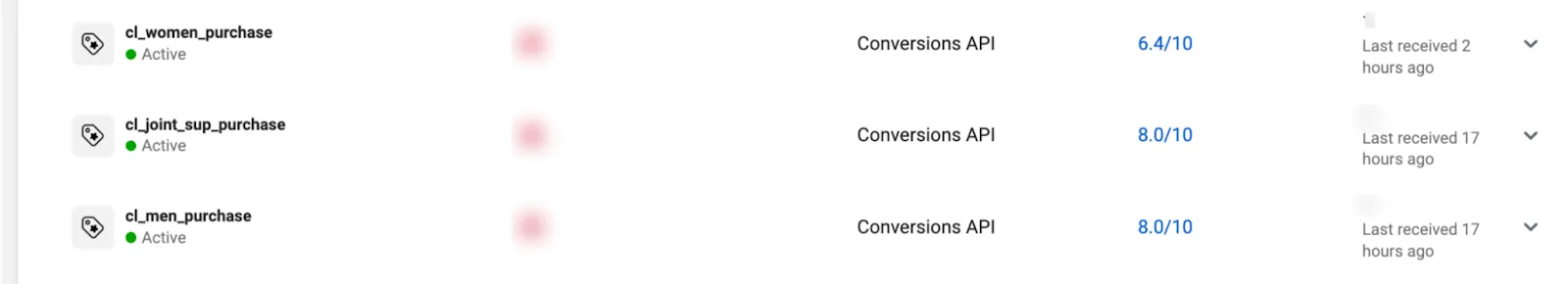 improved event match rate for events sent by customerlabs