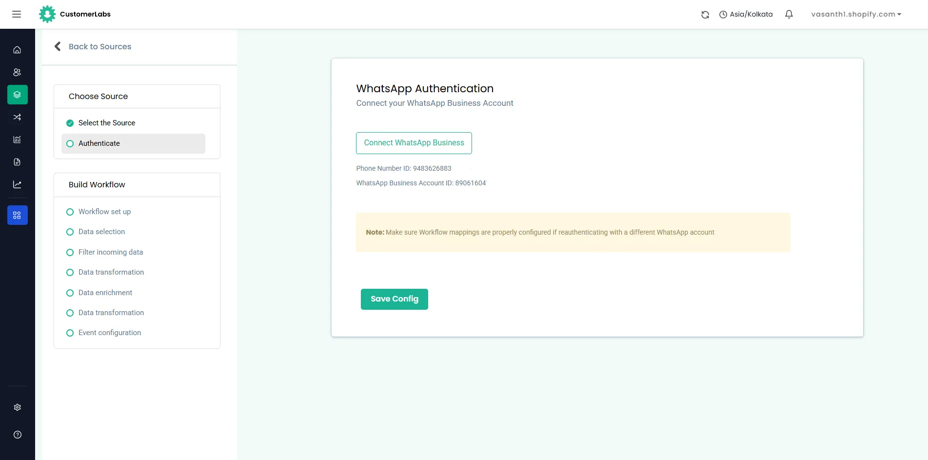 New asset creation form with Name, Category, Country, Website, and Timezone fields